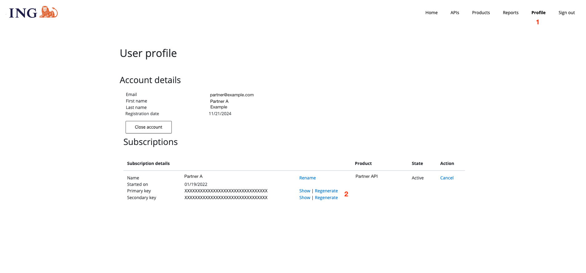 Portal Profile